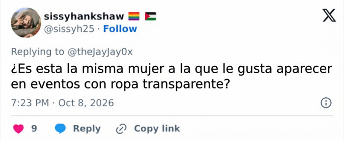 Comentario en red social relacionado con la atrevida confesi&oacute;n de Dakota Johnson y el debate de depilarse las partes &iacute;ntimas