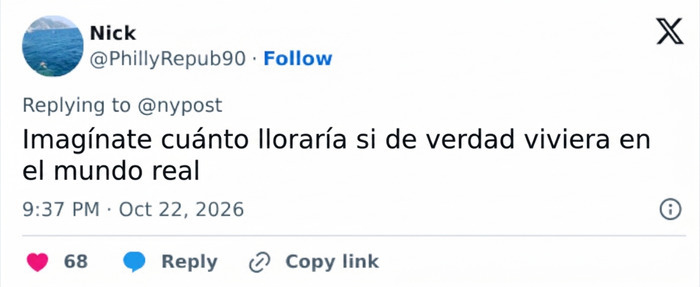 Publicación en red social sobre las críticas hacia la actriz Kristen Bell y sus declaraciones de vida Publicación en red social sobre las críticas hacia la actriz Kristen Bell y sus declaraciones de vida