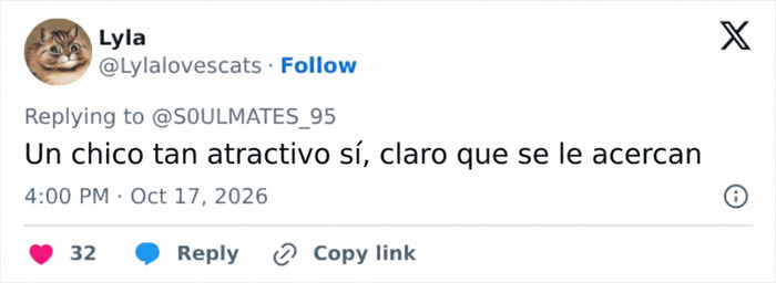 Publicaci&oacute;n en redes sobre infidelidad de esta estrella de Hollywood comentando el atractivo de la persona