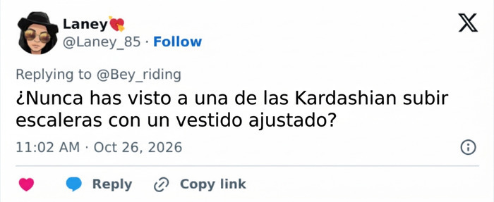 Un tuit que cuestiona la vestimenta ajustada en el contexto de Nicki Minaj.