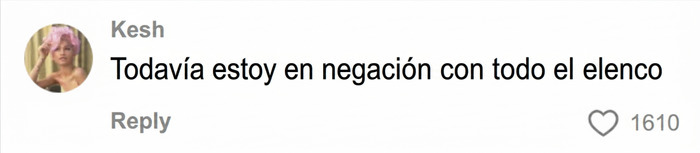 Captura de pantalla de un comentario en l&iacute;nea sobre el elenco de la pel&iacute;cula de Ringo Starr
