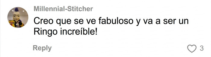 Captura de comentario de apoyo sobre Barry Keoghan en su papel como Ringo Starr.