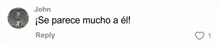 Comentario positivo de un usuario opinando que Barry Keoghan se parece a Ringo Starr.
