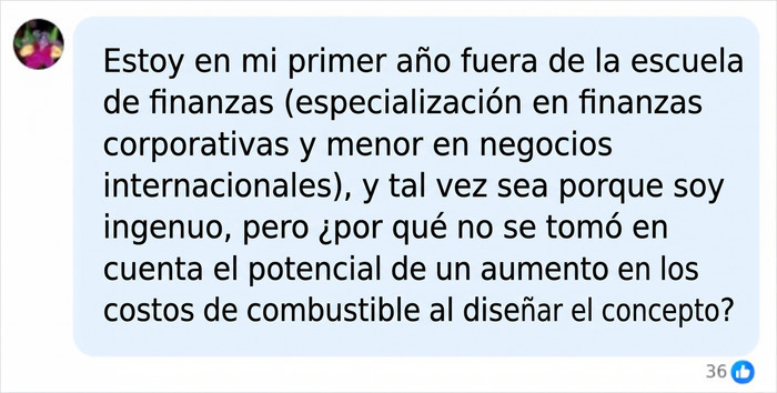 Comentario sobre finanzas y costes sobre el proyecto fallido de crucero permanente. Comentario sobre finanzas y costes sobre el proyecto fallido de crucero permanente.