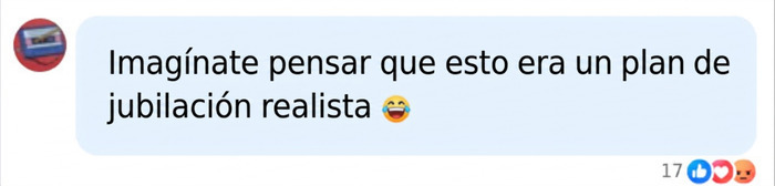 Comentario en redes sociales sobre pasajeros en un crucero permanente y la jubilación. Comentario en redes sociales sobre pasajeros en un crucero permanente y la jubilación.