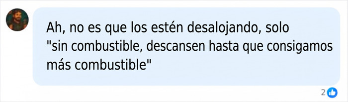 Comentario sobre la falta de combustible en el viaje de pasajeros en crucero permanente. Comentario sobre la falta de combustible en el viaje de pasajeros en crucero permanente.