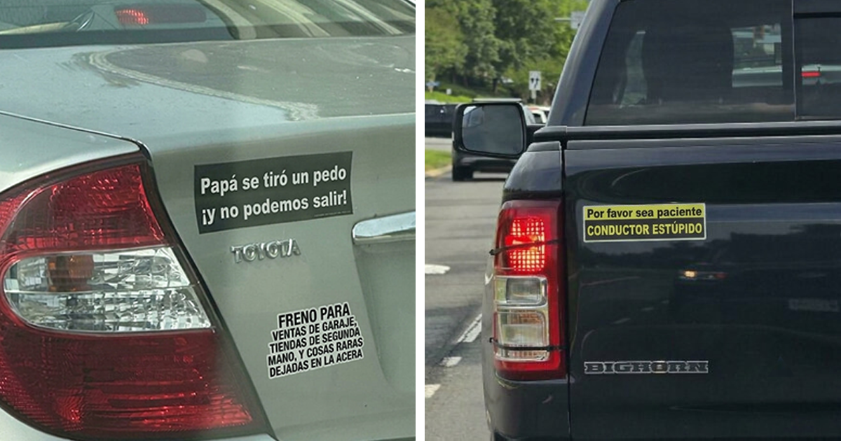 27 Divertidas pegatinas en los parachoques de los coches que te harán reír mientras conduces